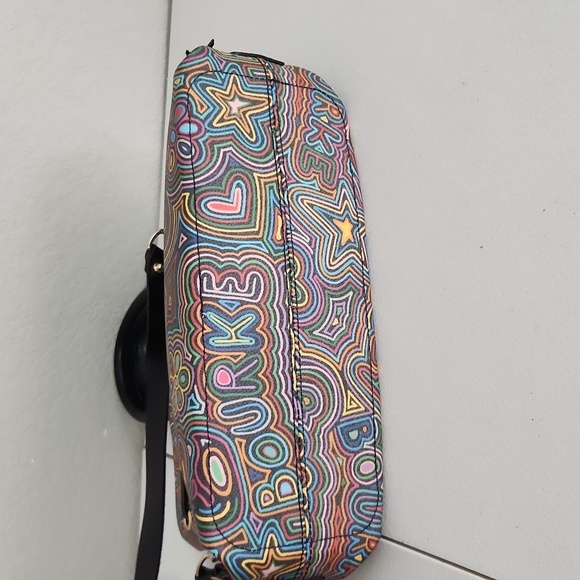 Dooney Bourke Purse vintage graffiti usa Faded and spots FLAWS y2k Vintage - Picture 5 of 17